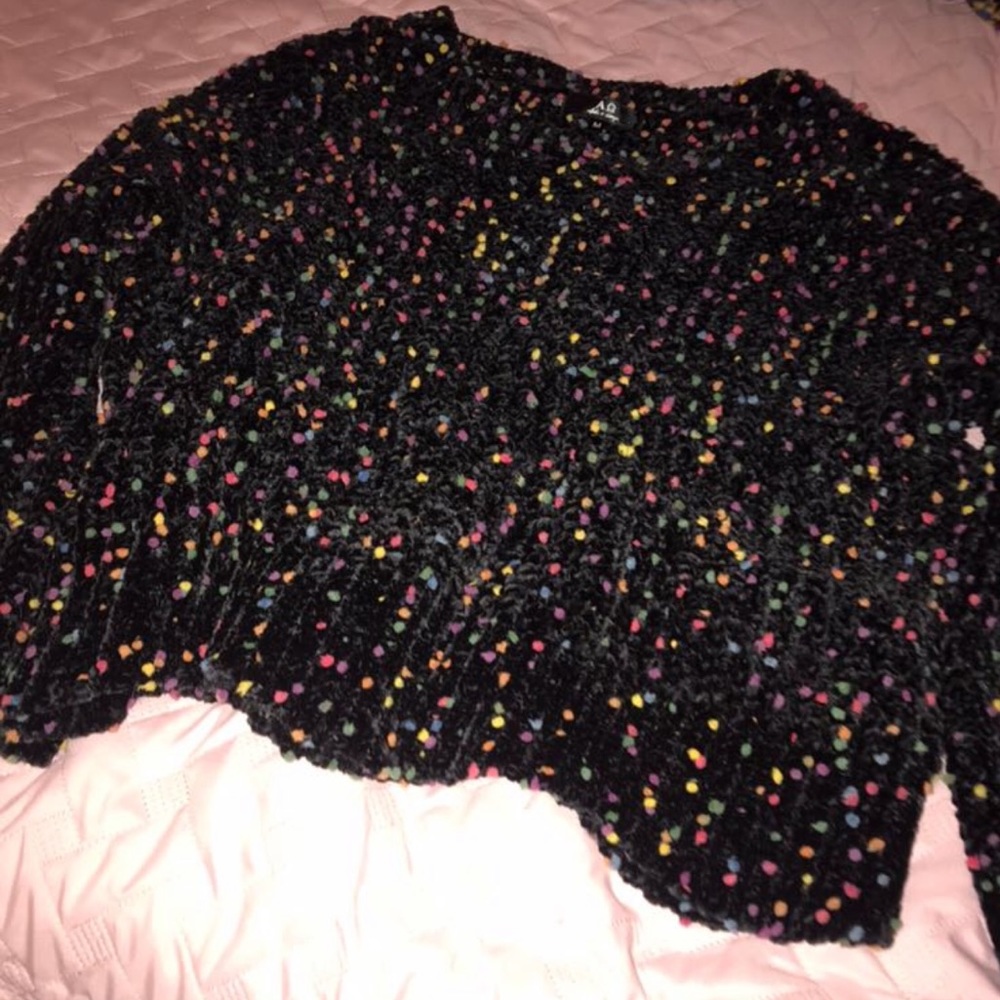 Alpha & Omega Confetti Sweater